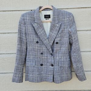 Isabel Marant Celeigh check double breasted blazer size FR 40 US 8